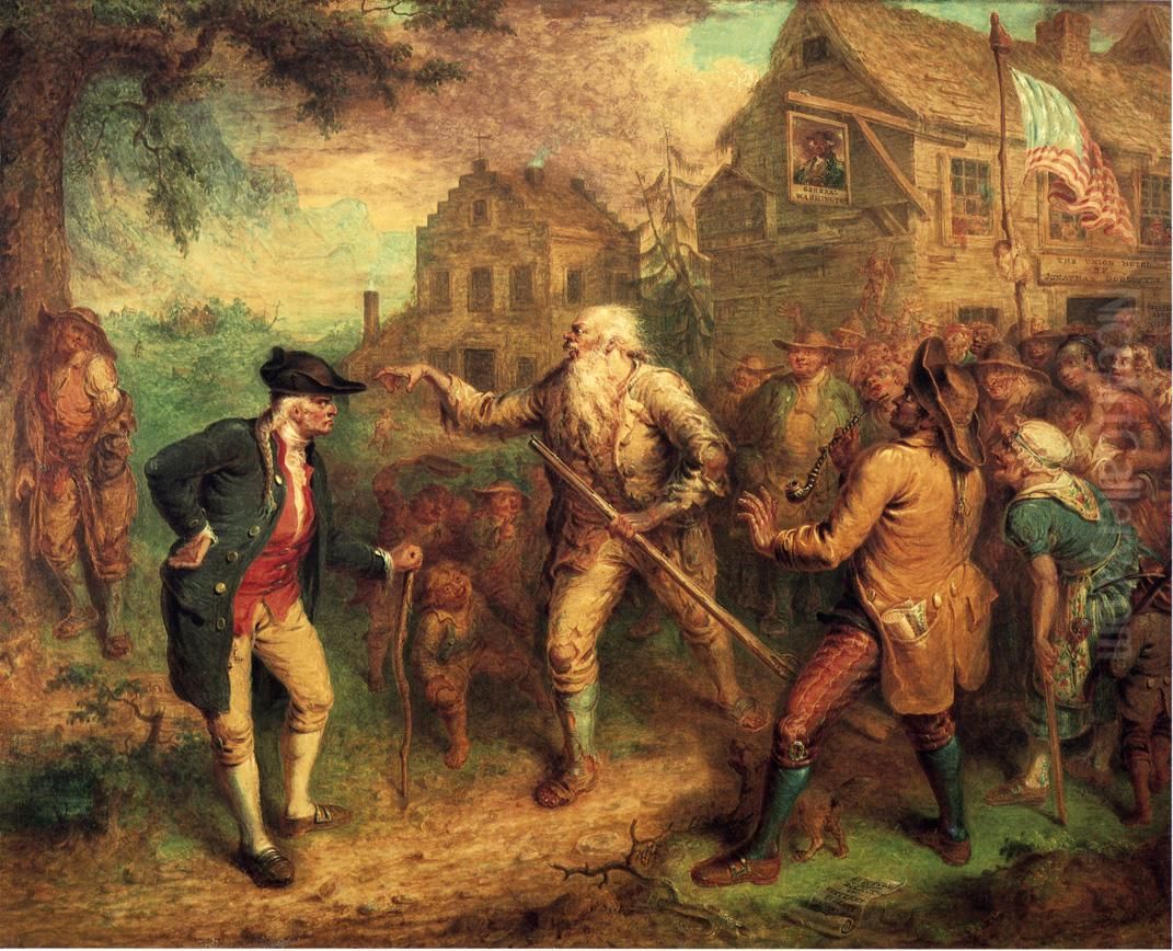The Return of Rip Van Winkle Oil Painting by John Quidor