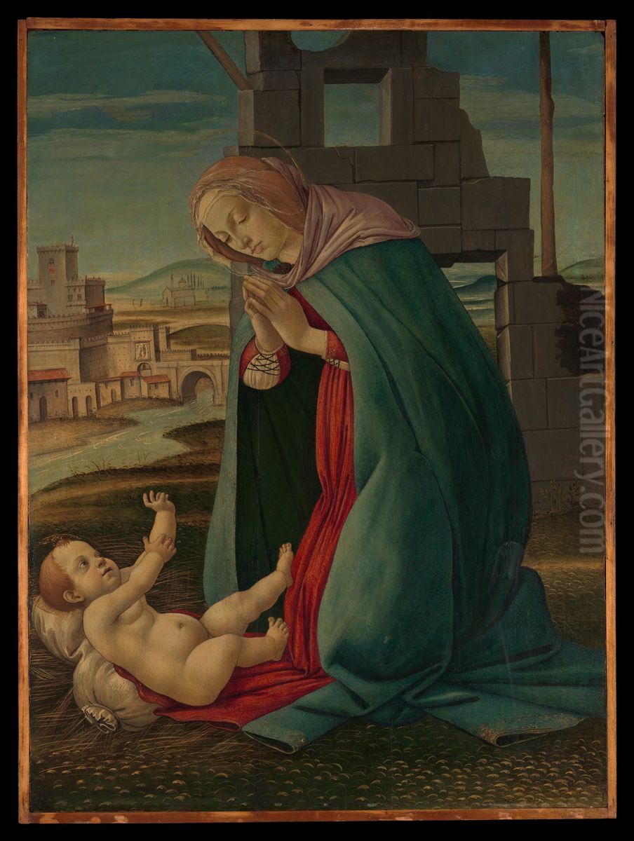 The Nativity Oil Painting by Sandro Botticelli