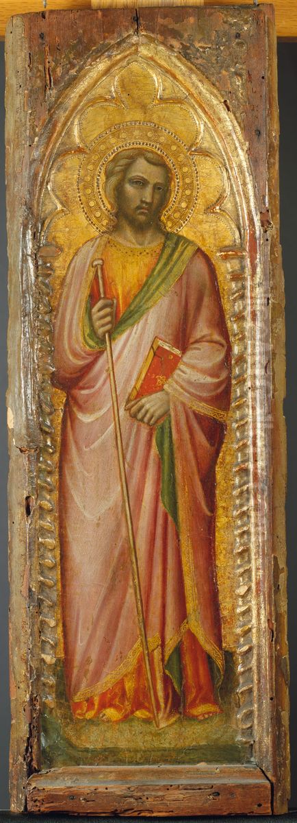 A Saint, Possibly James the Greater Oil Painting by Spinello Aretino