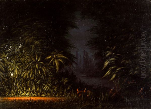 Ignis Fatuus - Zurumati Oil Painting by George Catlin