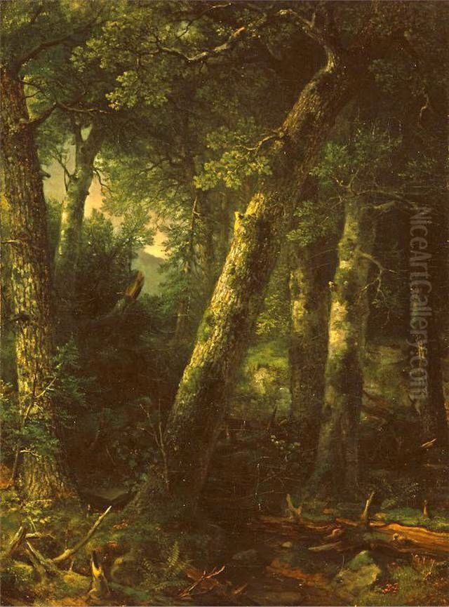 Forest in the Morning Light Oil Painting by Asher Brown Durand