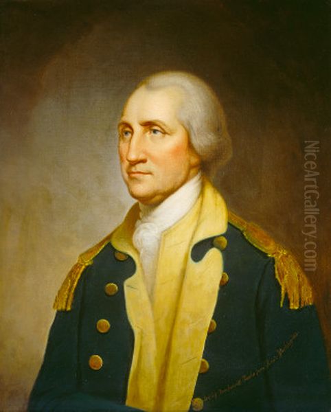 George Washington Oil Painting by Rembrandt Peale