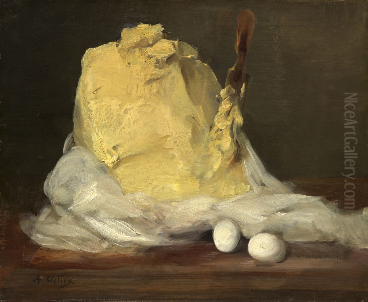 Mound of Butter Oil Painting by Antoine Vollon