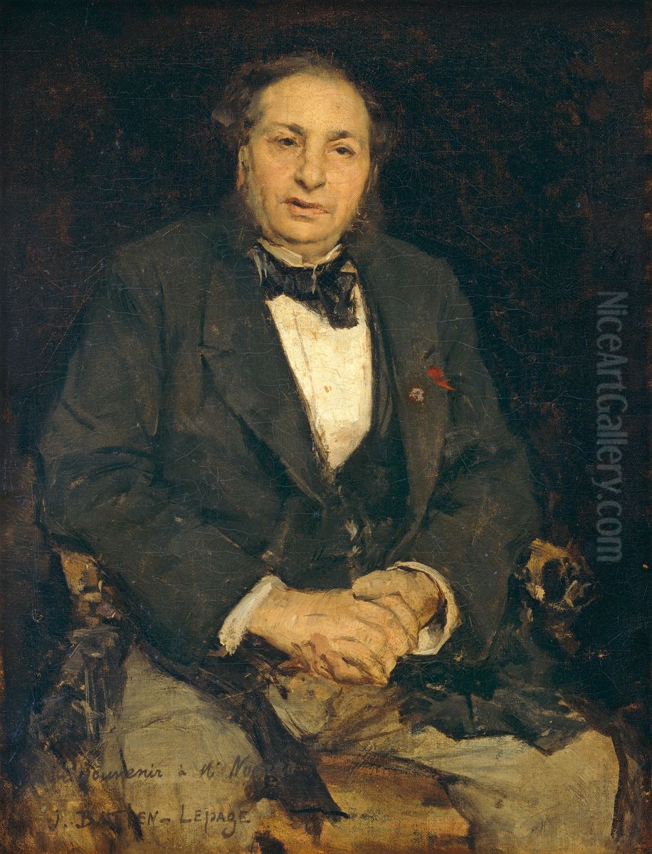Simon Hayem Oil Painting by Jules Bastien-Lepage