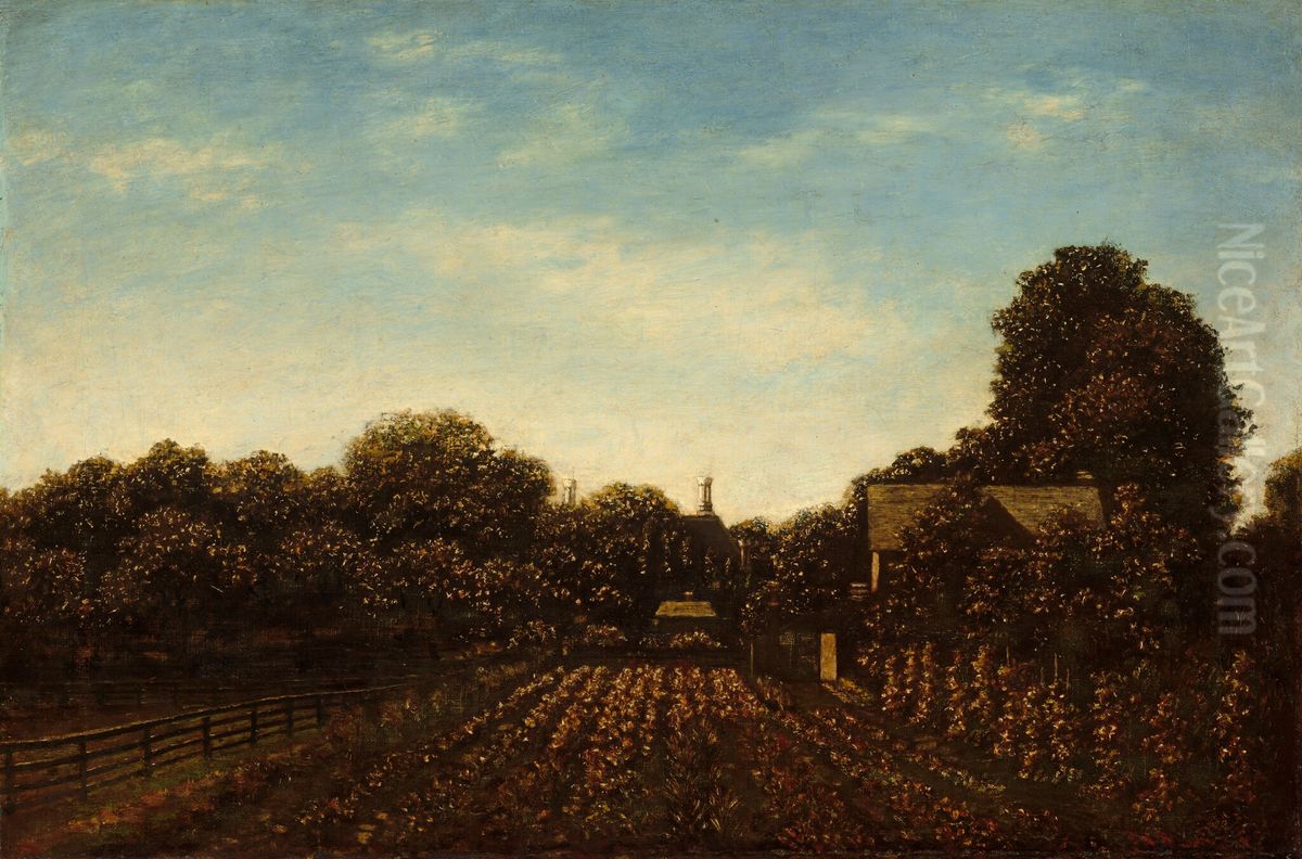 The Artist's Garden Oil Painting by Ralph Albert Blakelock
