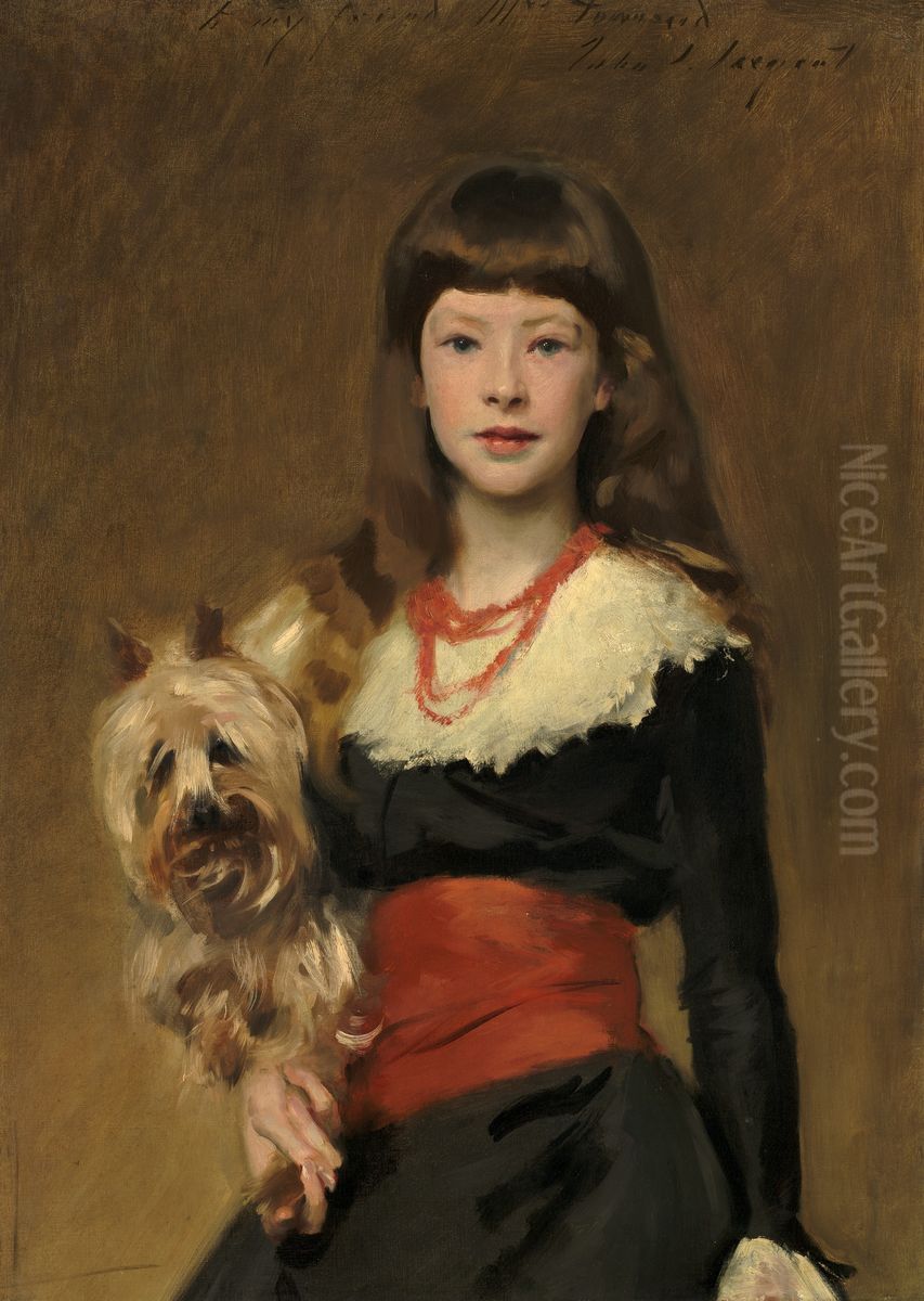Miss Beatrice Townsend Oil Painting by John Singer Sargent