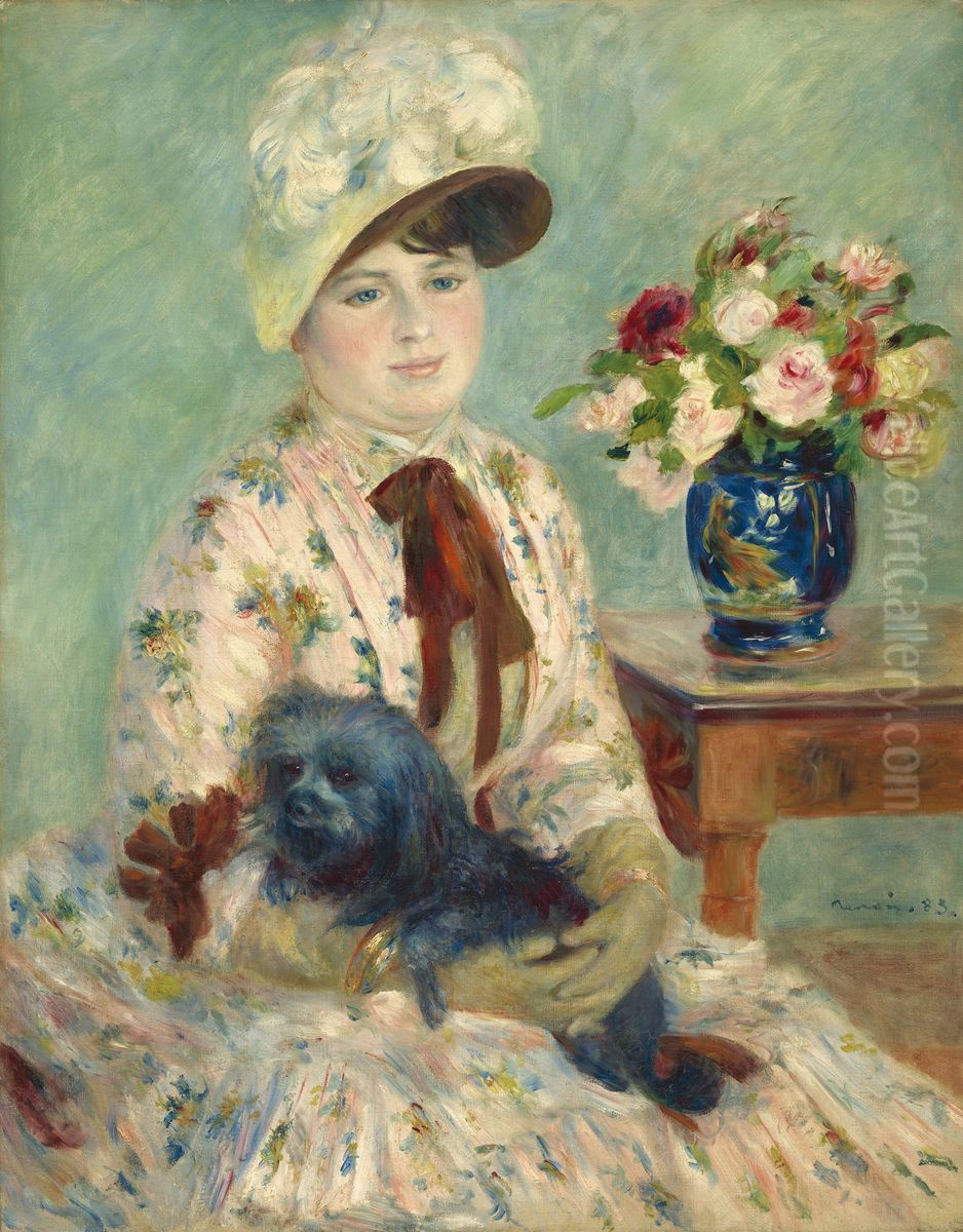 Mlle Charlotte Berthier Oil Painting by Pierre Auguste Renoir