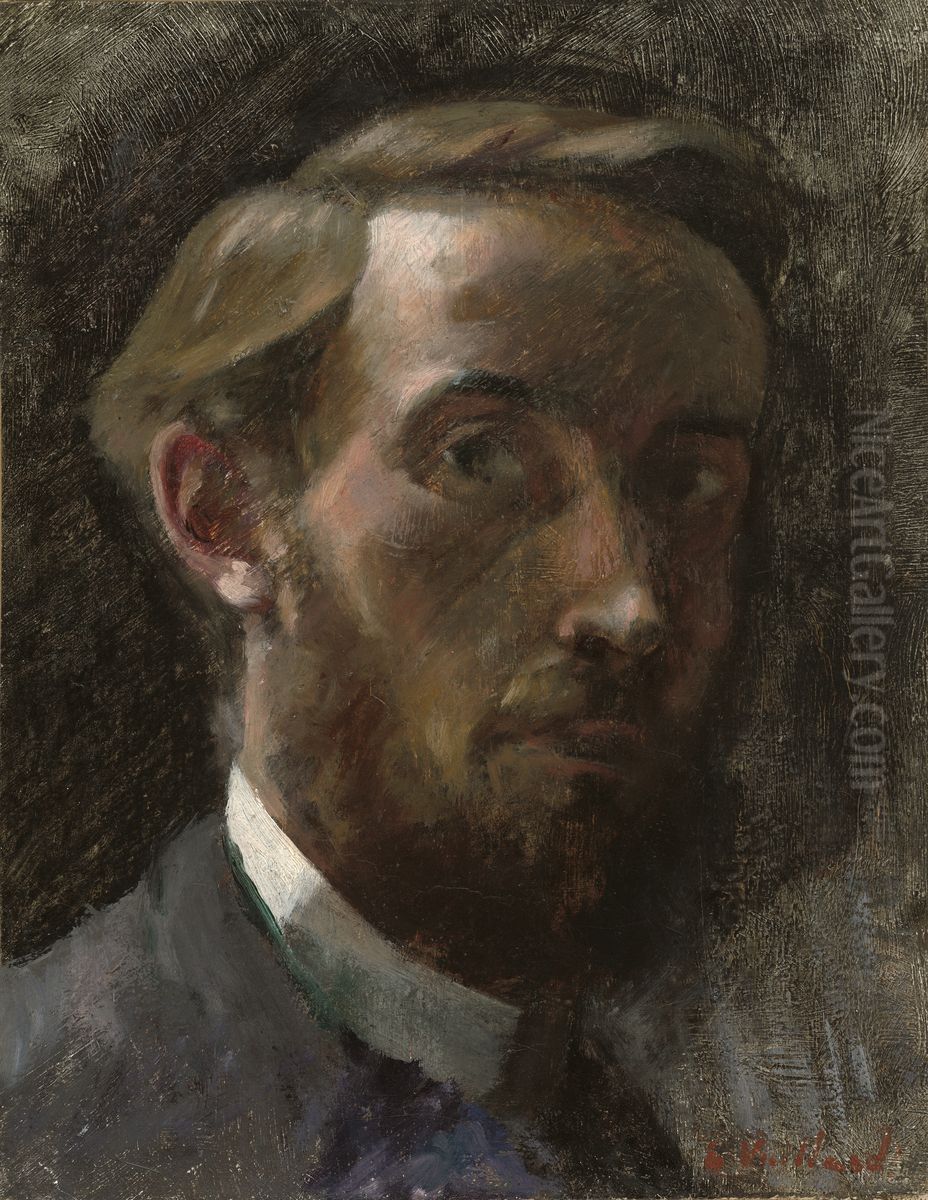 Auto-portrait Oil Painting by Jean-Edouard Vuillard