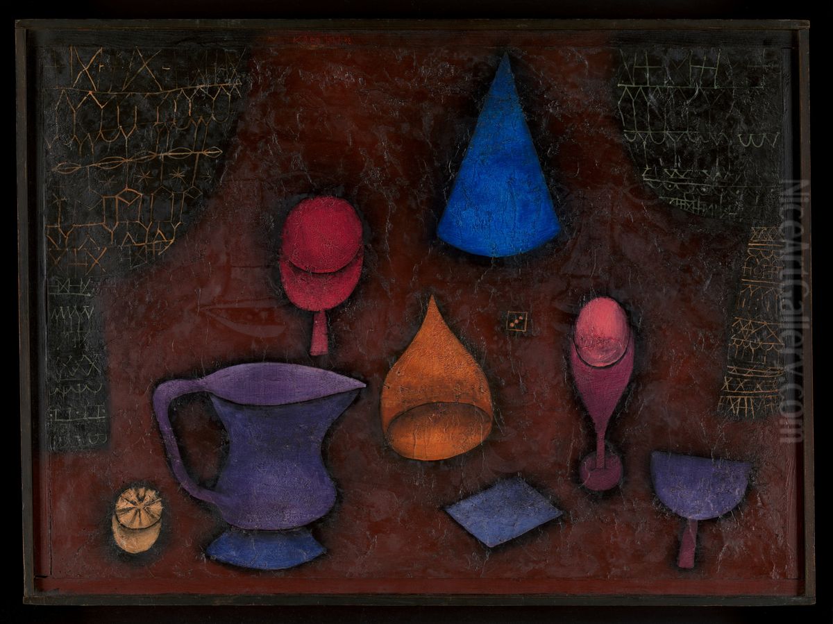 Still Life Oil Painting by Paul Klee