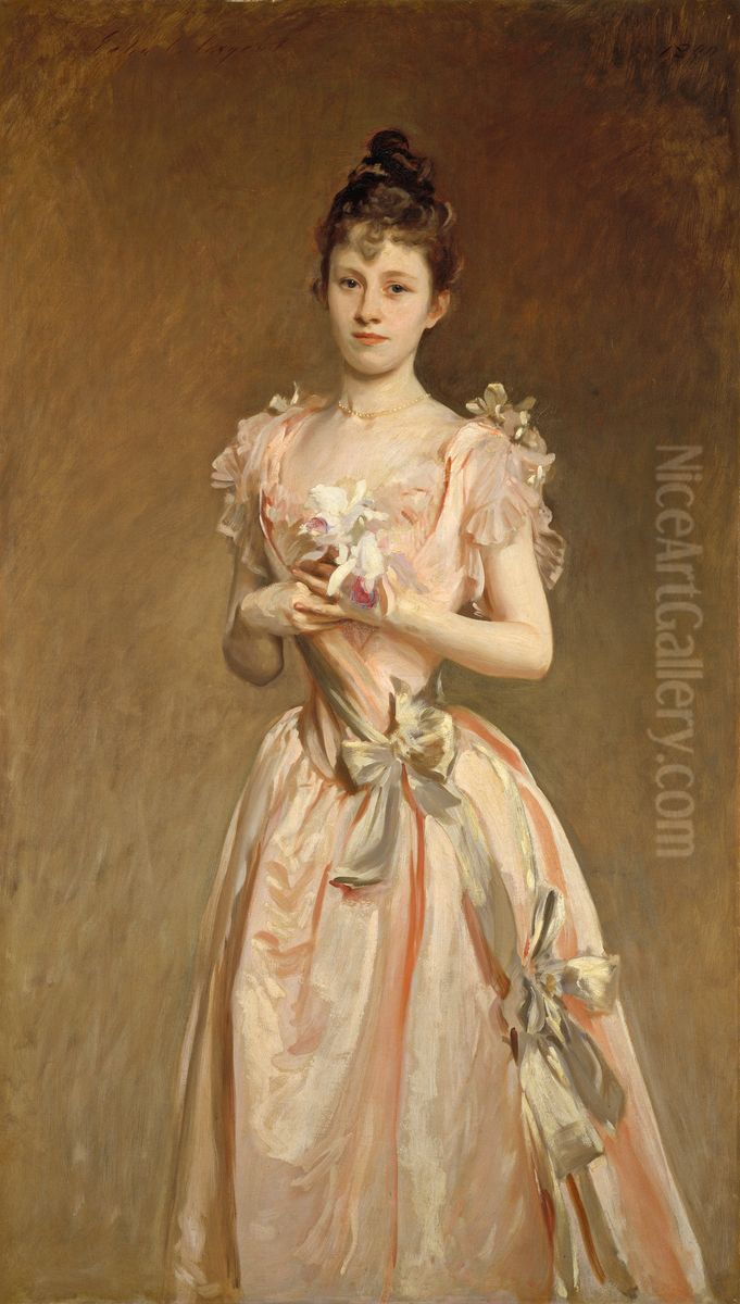 Miss Grace Woodhouse Oil Painting by John Singer Sargent