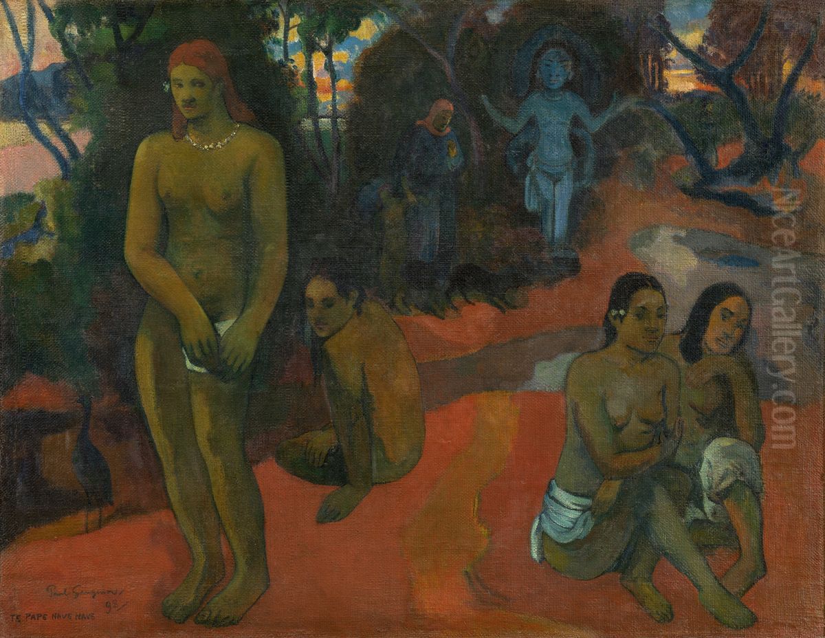 Te pape nave nave Oil Painting by Paul Gauguin