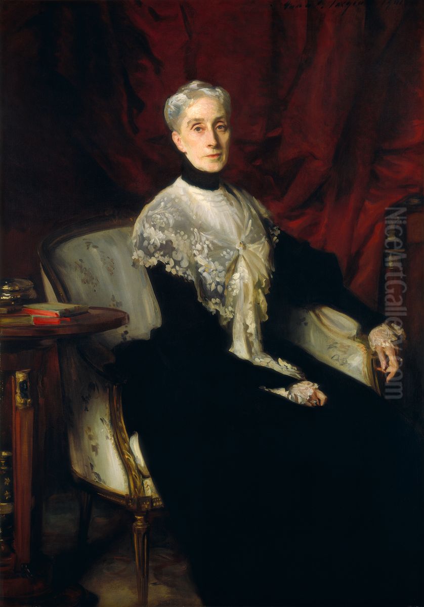 Ellen Peabody Endicott (Mrs. William Crowninshield Endicott) Oil Painting by John Singer Sargent