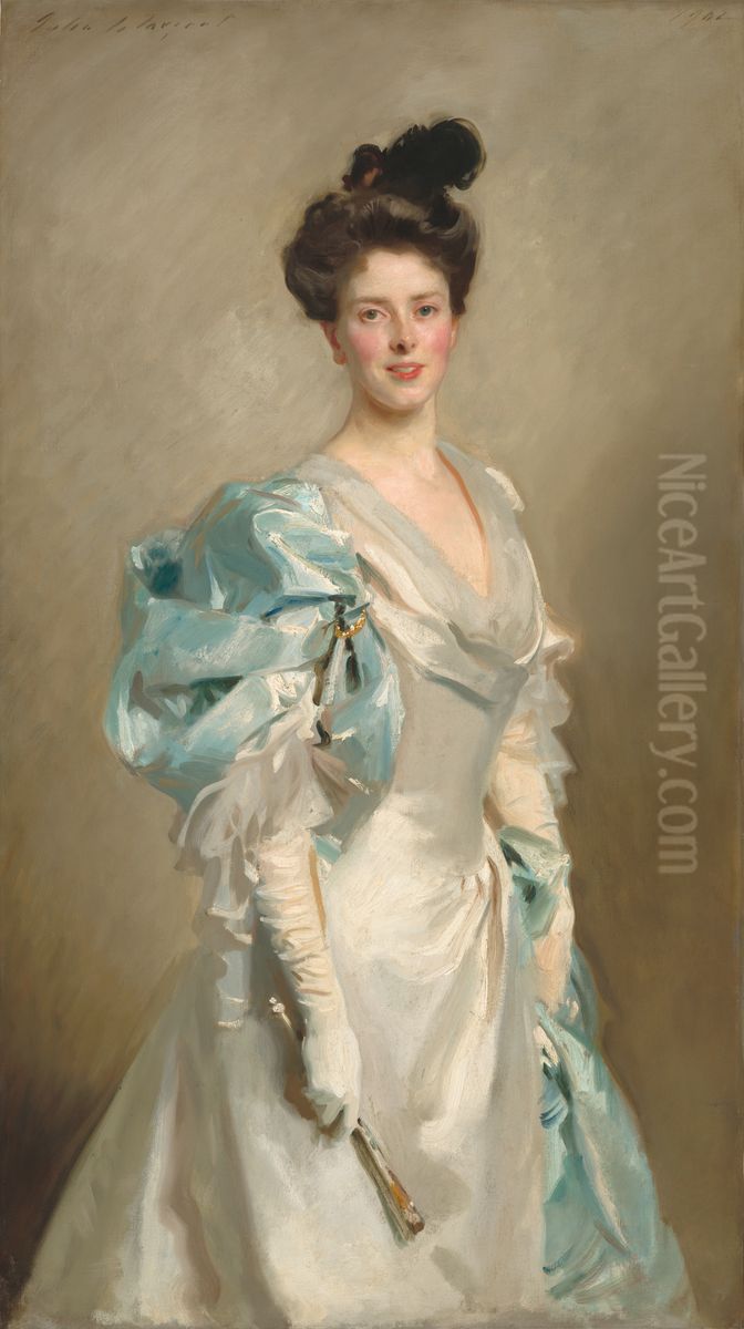 Mary Crowninshield Endicott Chamberlain (Mrs. Joseph Chamberlain) Oil Painting by John Singer Sargent