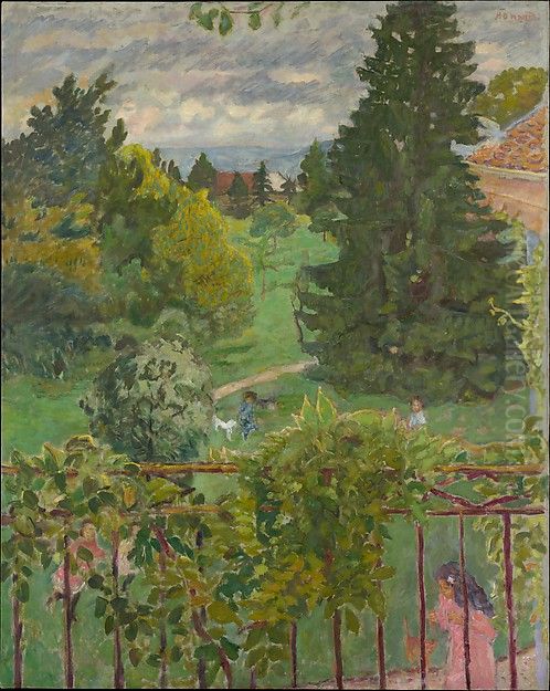 From the Balcony Oil Painting by Pierre Bonnard