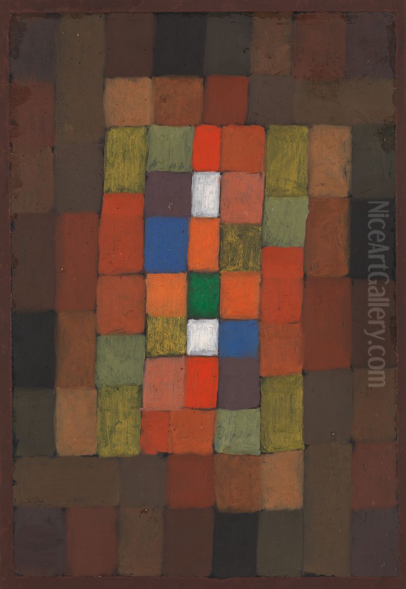 Static-Dynamic Gradation Oil Painting by Paul Klee