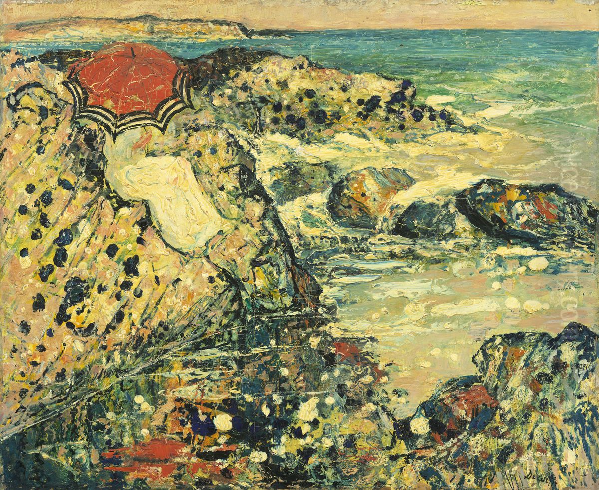 Flecks of Foam Oil Painting by Henry Golden Dearth