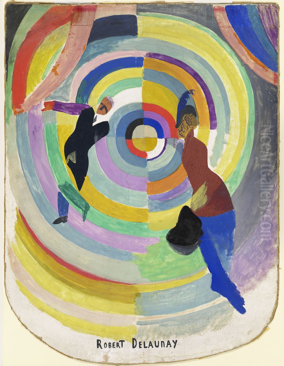 Political Drama Oil Painting by Robert Delaunay