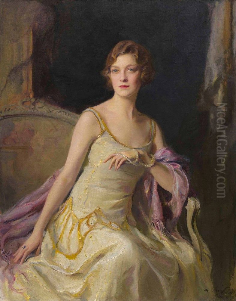 Ailsa Mellon Bruce, 1926 Oil Painting by Philip de Laszlo