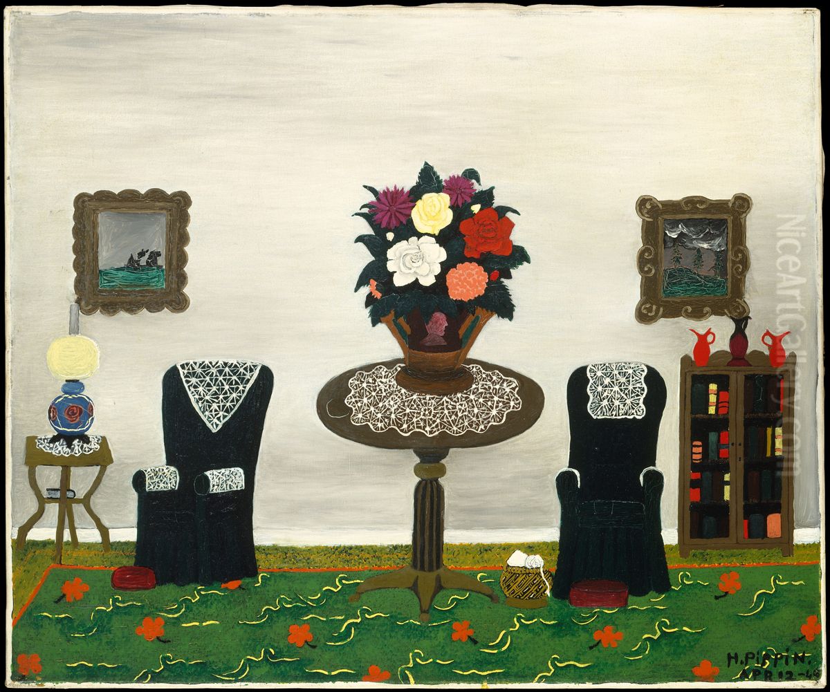 Victorian Interior II Oil Painting by Horace Pippin