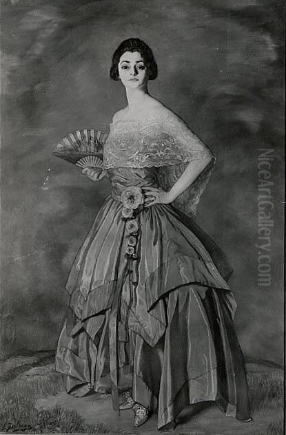 Julia Wainwright Robbins Oil Painting by Ignacio Zuloaga