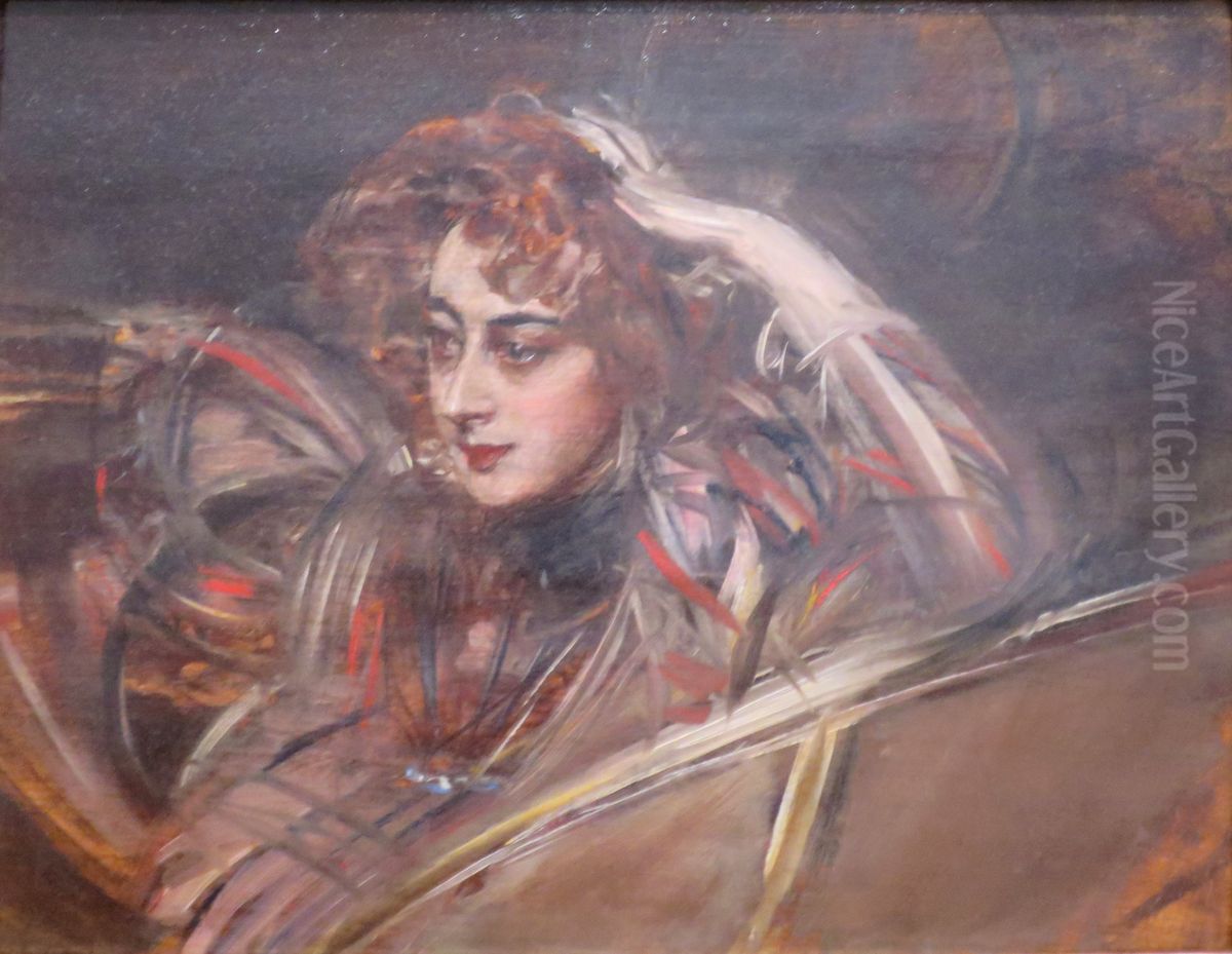 Portrait of Madame X Oil Painting by Giovanni Boldini