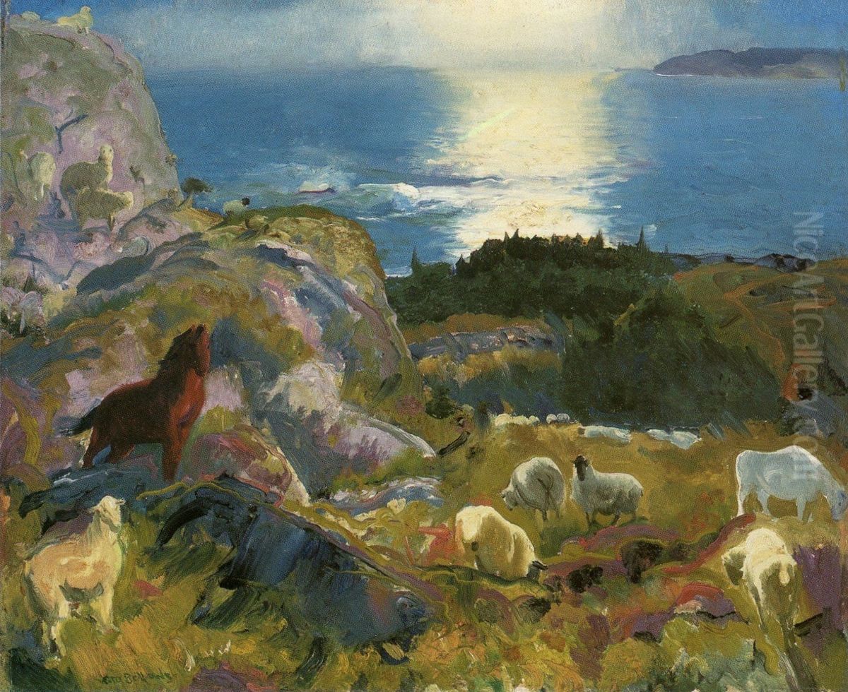 Romance of Criehaven Oil Painting by George Wesley Bellows