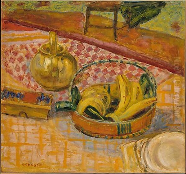 Basket of Bananas Oil Painting by Pierre Bonnard