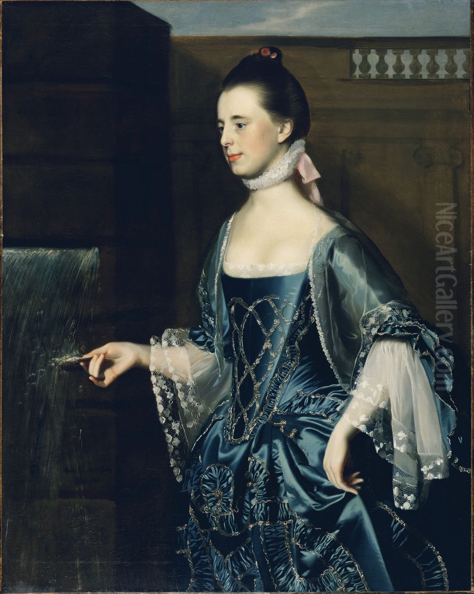 Mrs. Daniel Sargent (Mary Turner) Oil Painting by John Singleton Copley