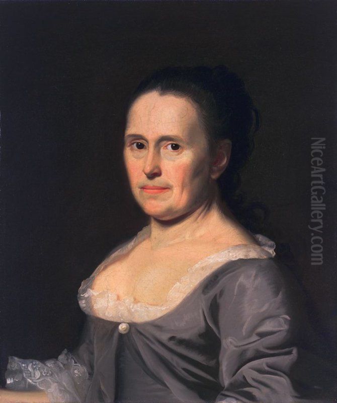 Mrs. Rufus Greene (Katherine Stanbridge Greene) Oil Painting by John Singleton Copley
