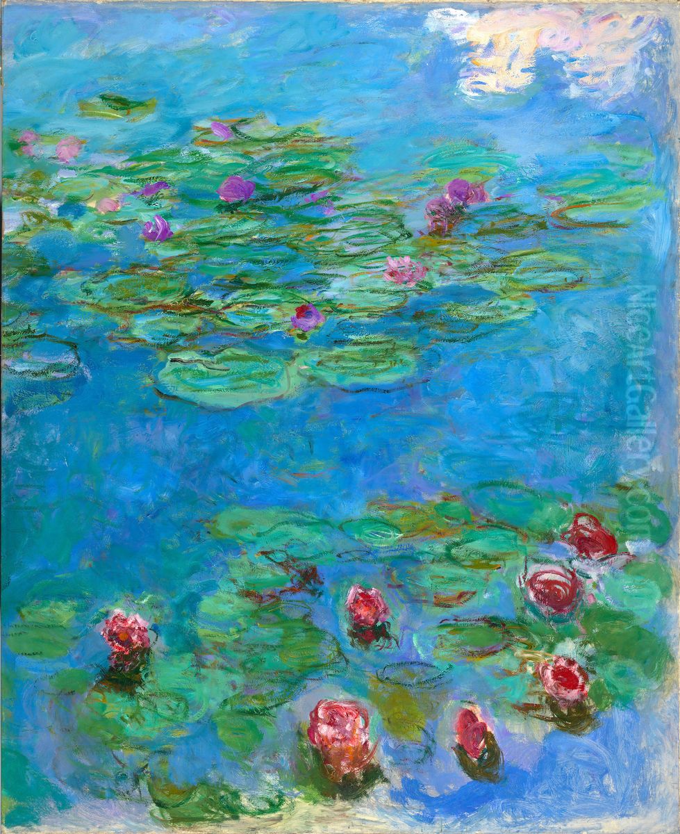 Water Lilies Oil Painting by Claude Oscar Monet