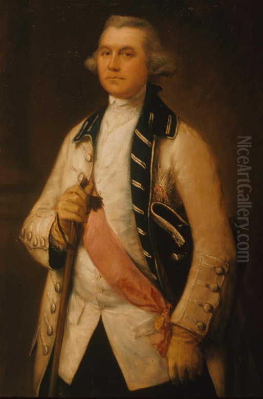 Major General Sir William Draper Oil Painting by Thomas Gainsborough