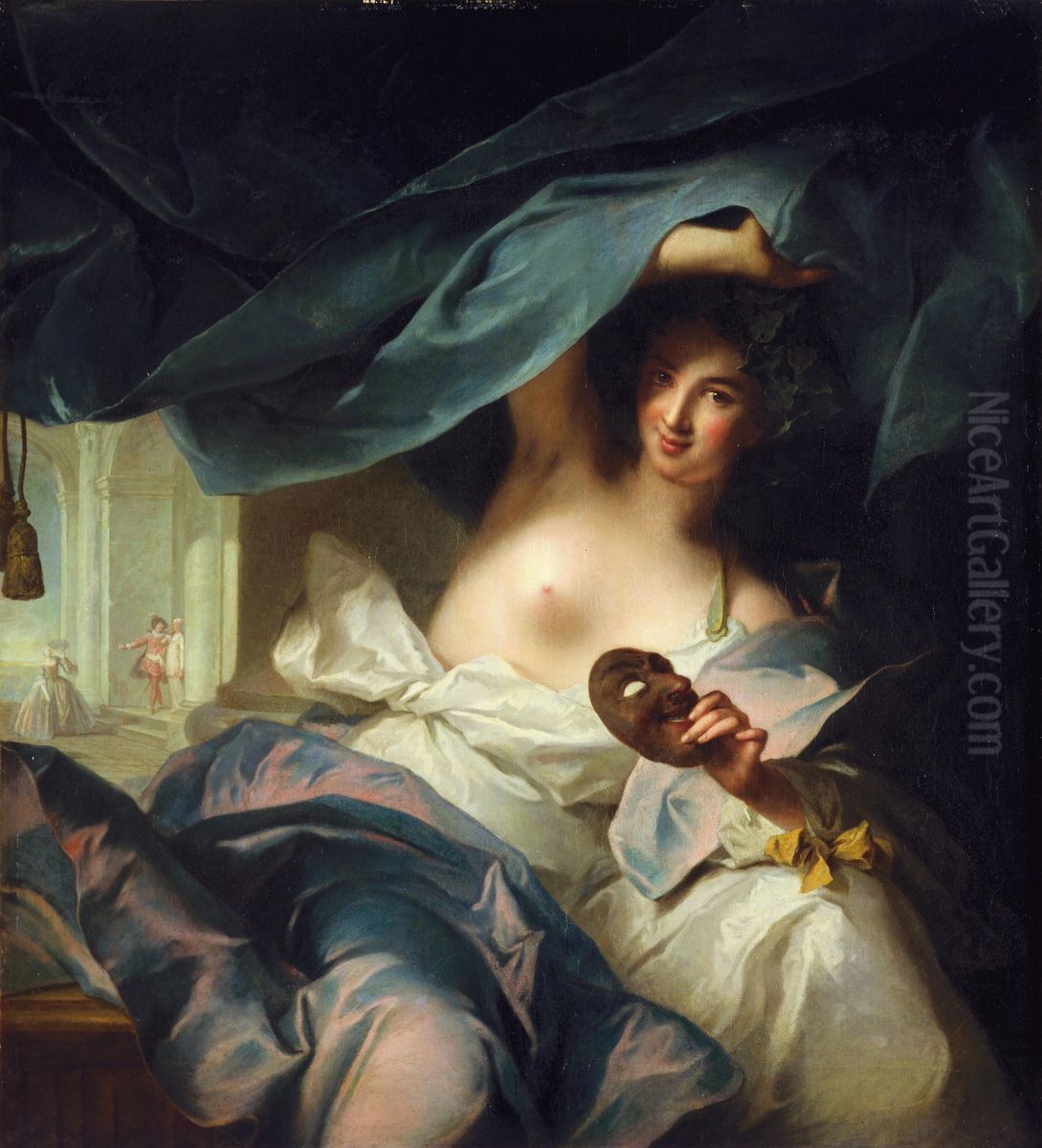 Thalia, Muse of Comedy Oil Painting by Jean-Marc Nattier