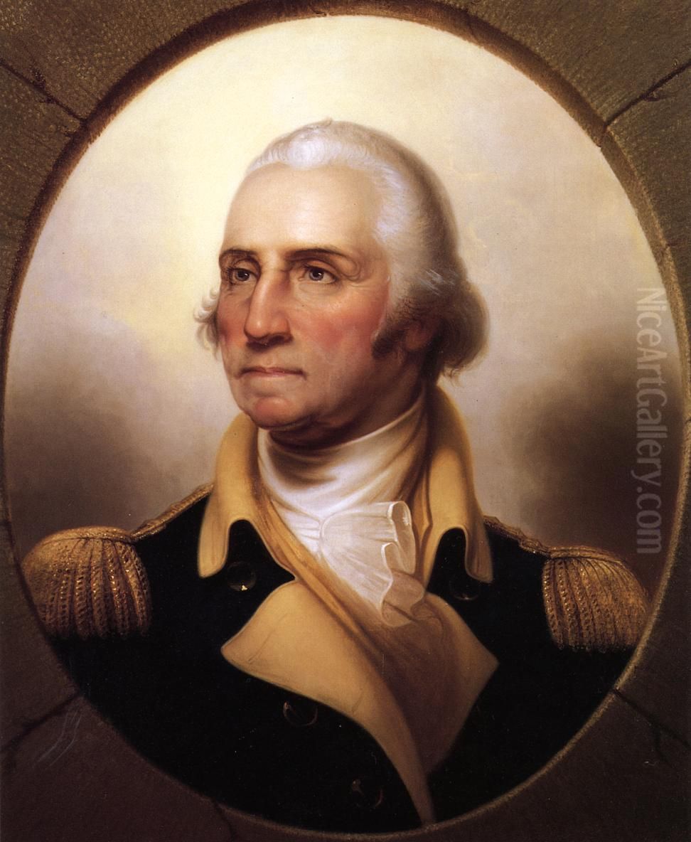 George Washington Oil Painting by Rembrandt Peale