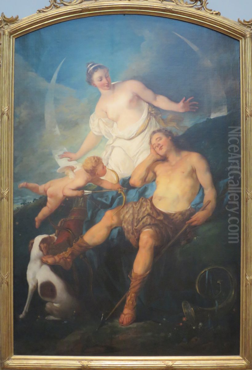 Diana and Endymion Oil Painting by Michel-Francois Dandre-Bardon