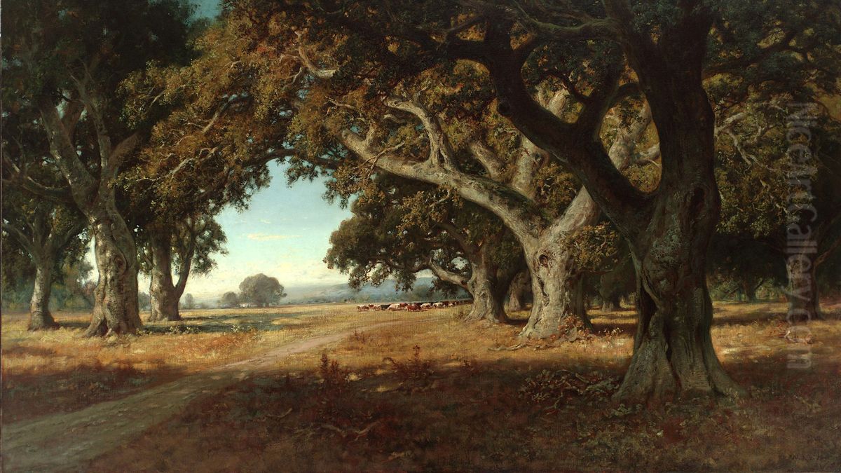 California Ranch Oil Painting by William Keith