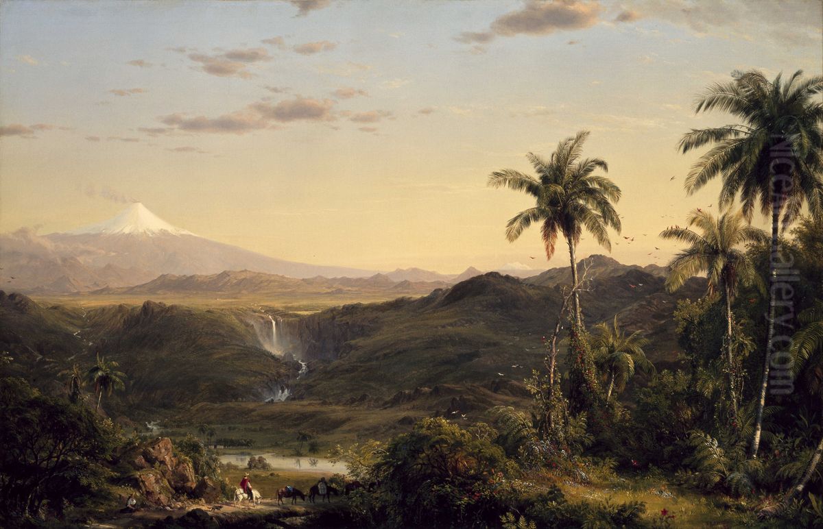 Cotopaxi Oil Painting by Frederic Edwin Church