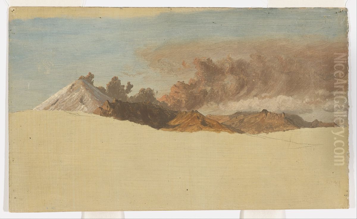 Cotopaxi seen from Ambato, Ecuador Oil Painting by Frederic Edwin Church