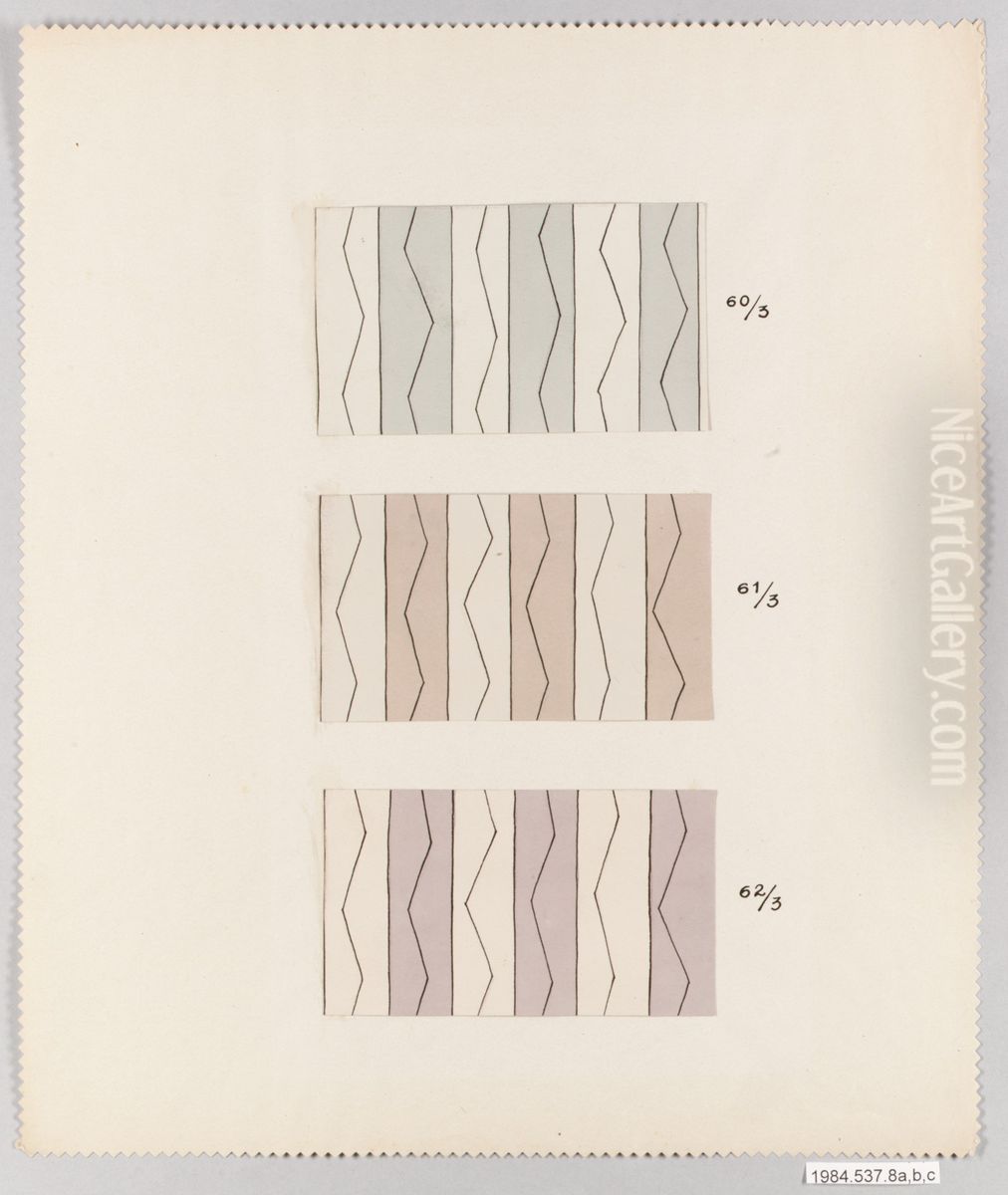 ZIGZAG BRAID Oil Painting by Dagobert Peche