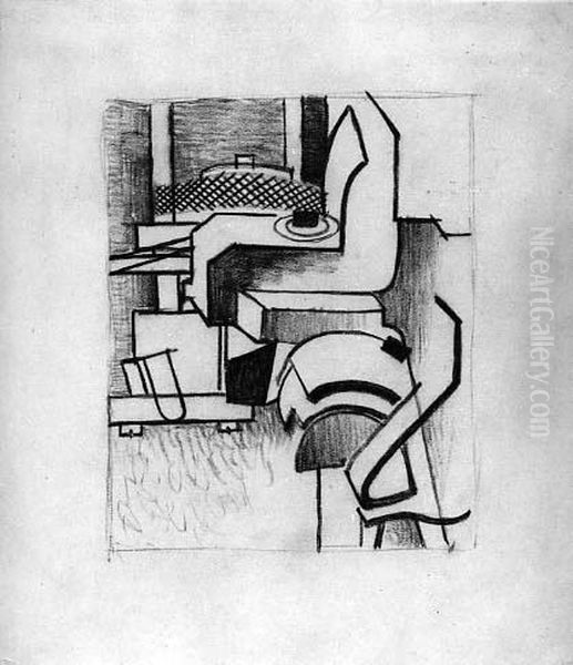 Untitled Oil Painting by Morton Livingston Schamberg