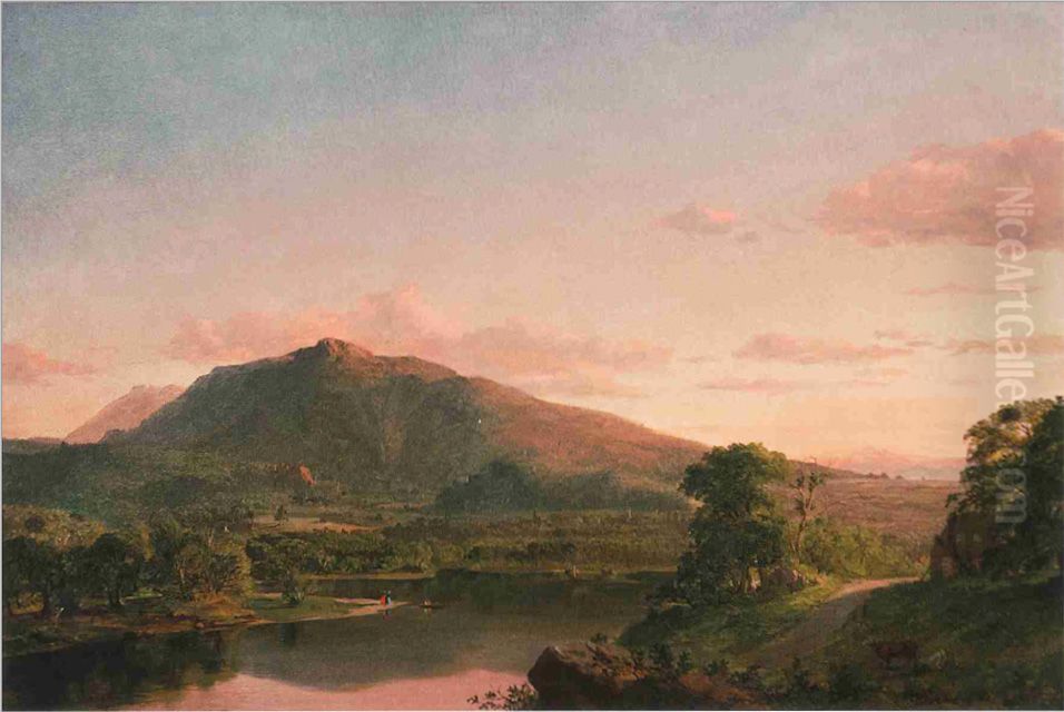 Vermont Scenery Oil Painting by Frederic Edwin Church