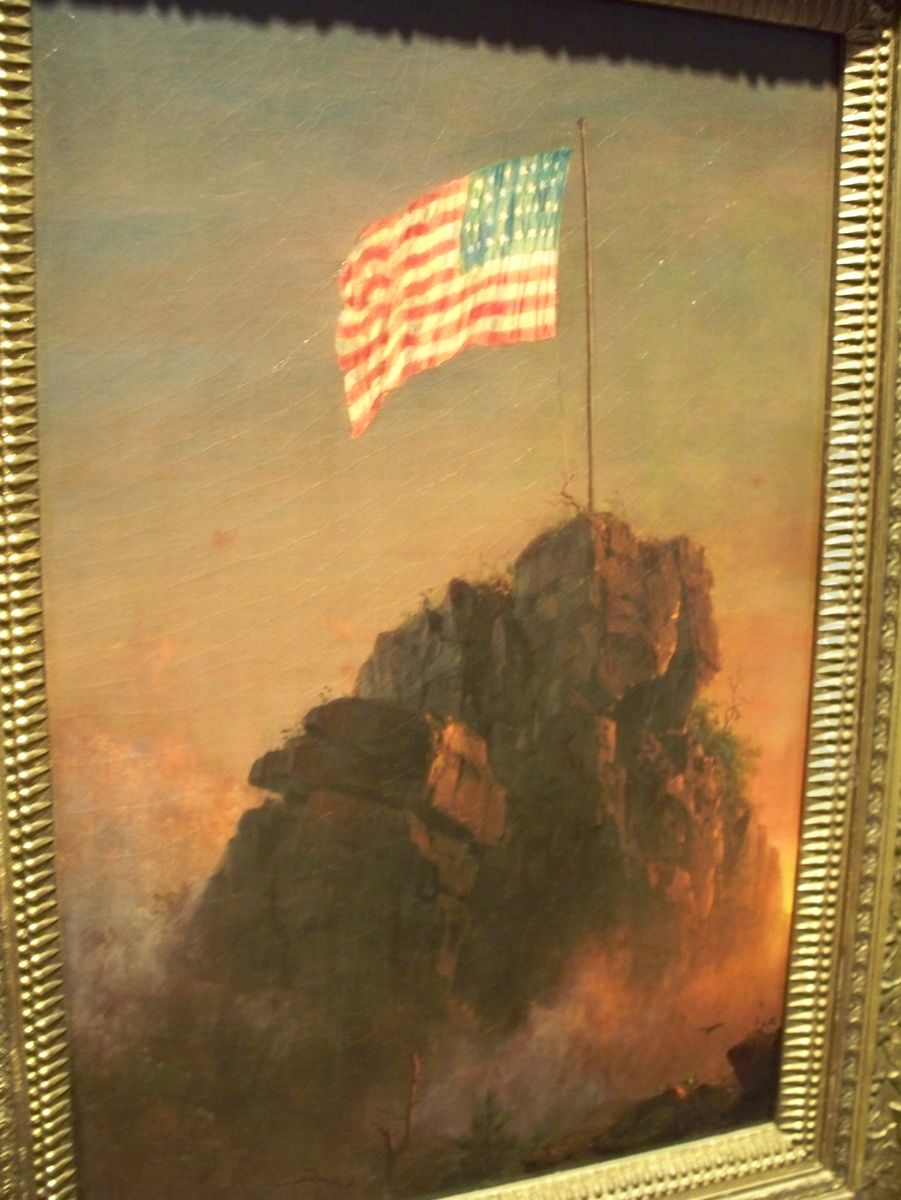 Our Flag Oil Painting by Frederic Edwin Church