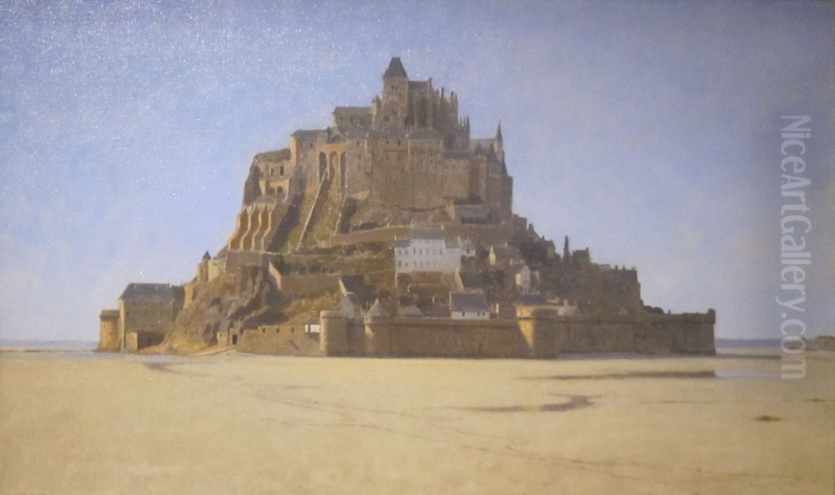 Mont-Saint-Michel Oil Painting by William Stanley Haseltine