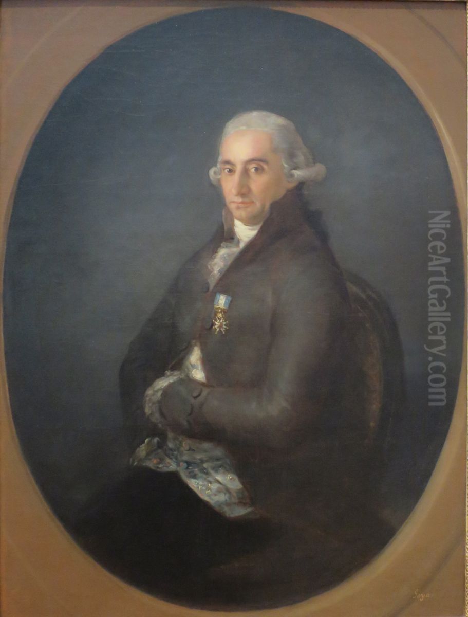 Ramon de Posada y Soto Oil Painting by Francisco Goya Fuendetodos