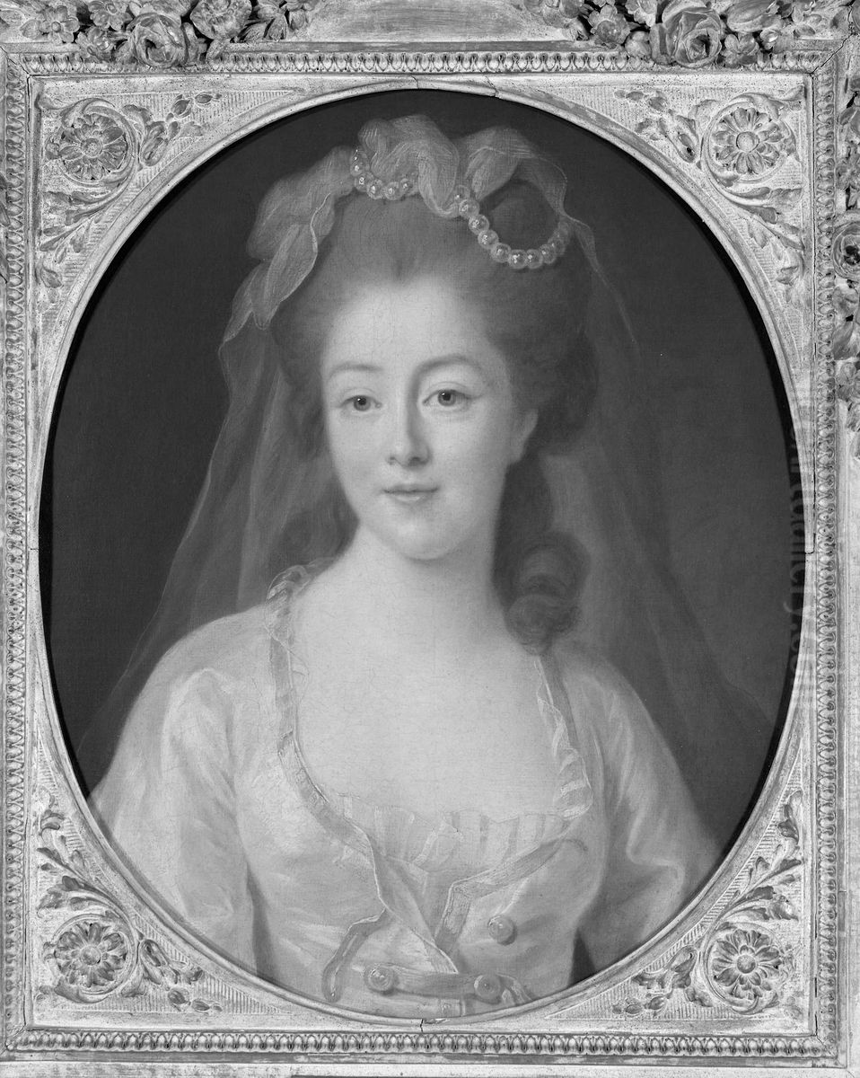 A Lady Oil Painting by Johann Friedrich August Tischbein