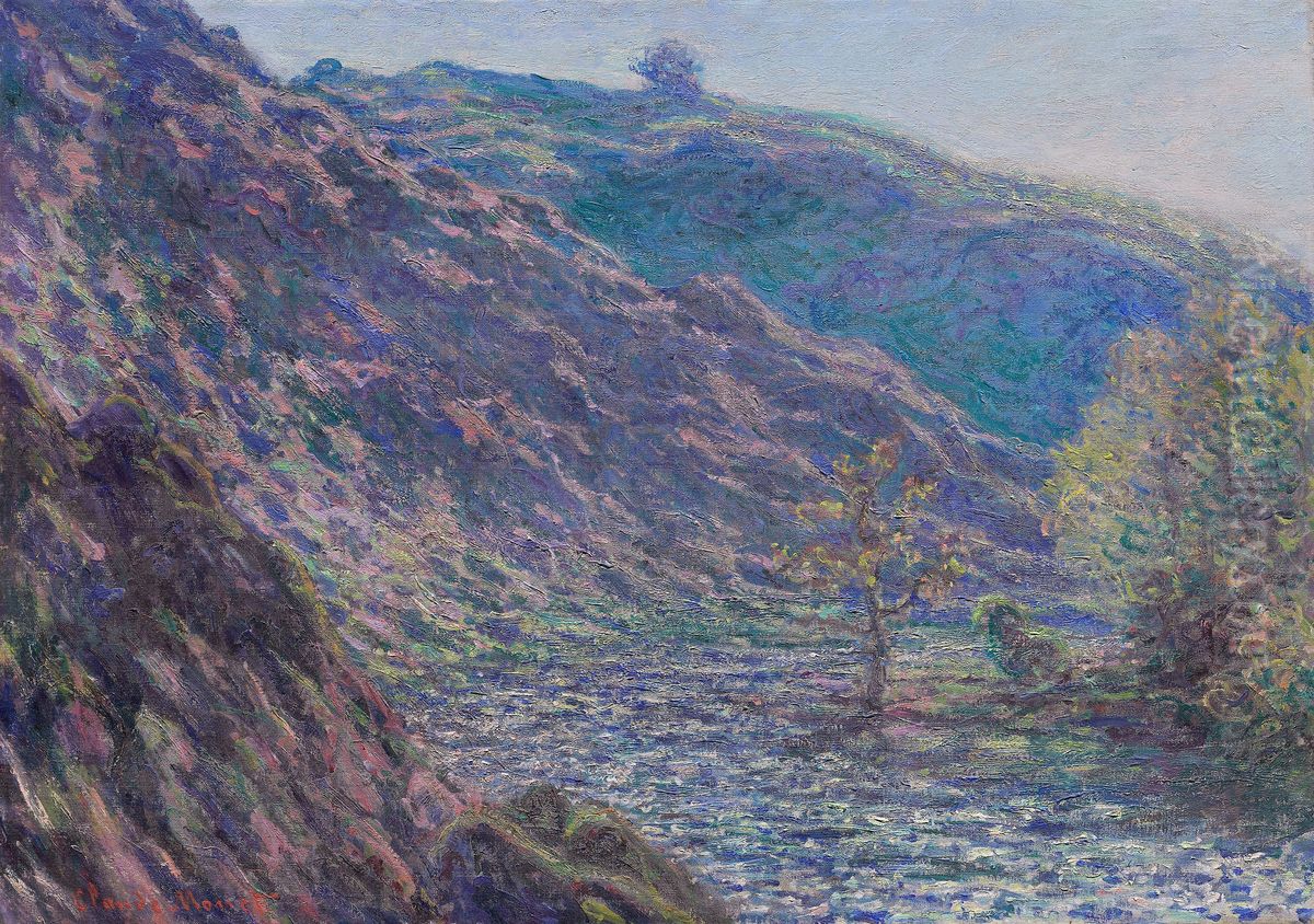 The Petite Creuse River Oil Painting by Claude Oscar Monet