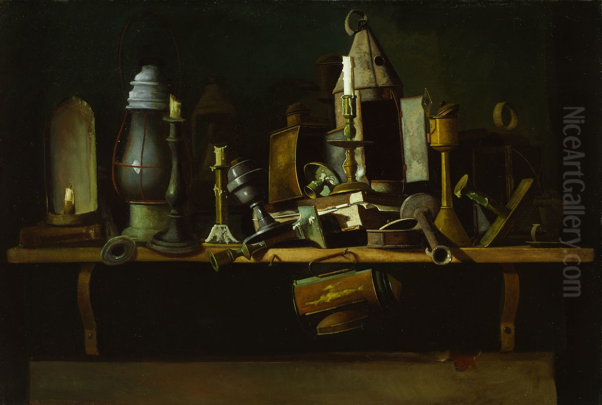 Lights of Other Days Oil Painting by John F. Peto