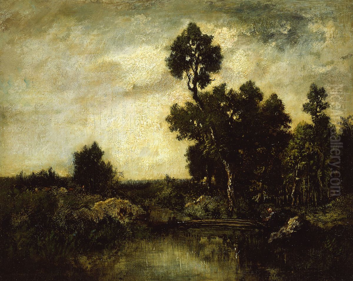 Landscape Oil Painting by Theodore Rousseau