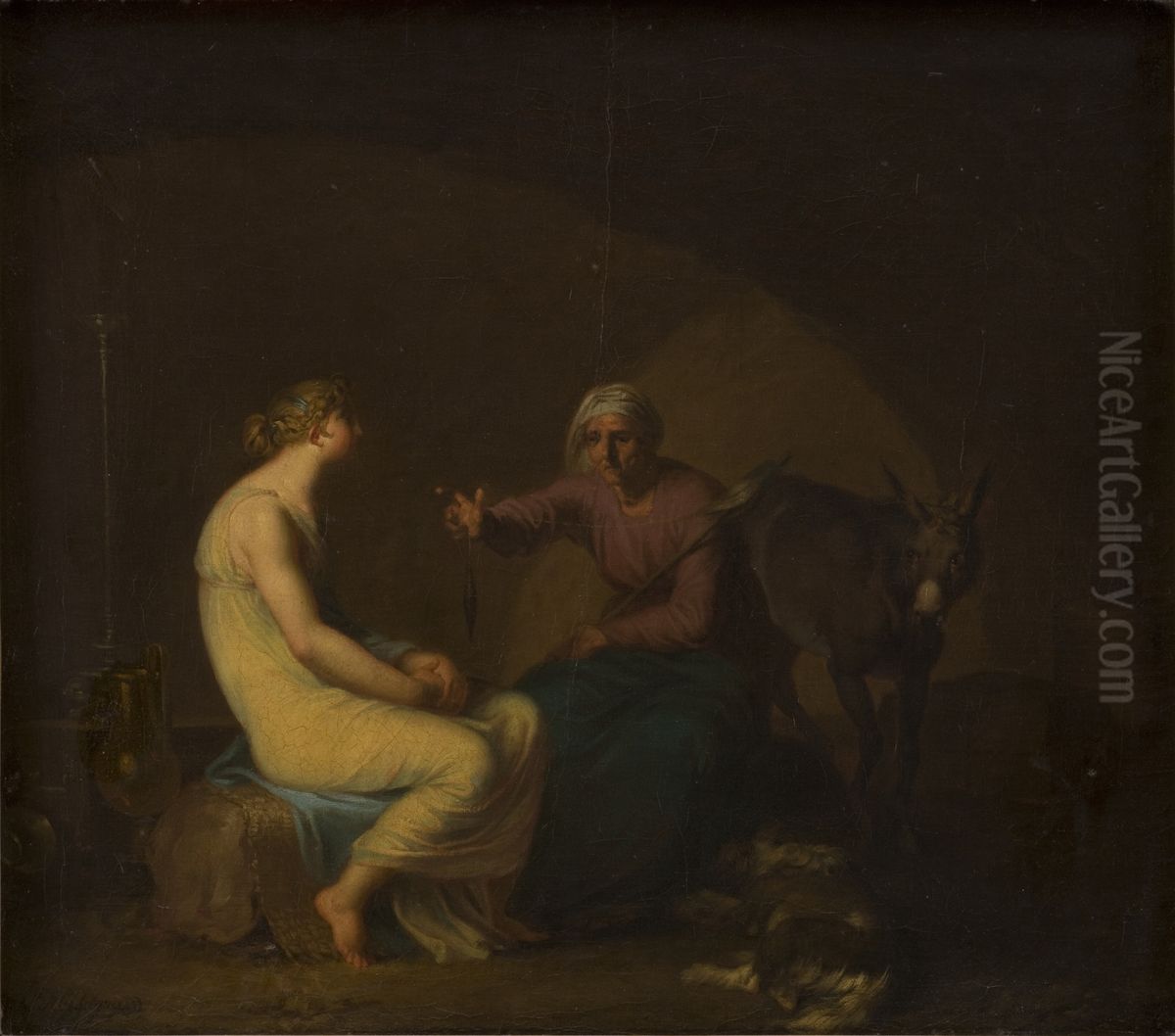 Det gyldne aesel Oil Painting by Nicolai Abildgaard