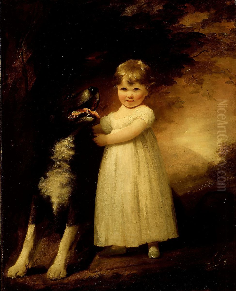 Eleanor Margaret Gibson-Carmichael Oil Painting by Henry Raeburn