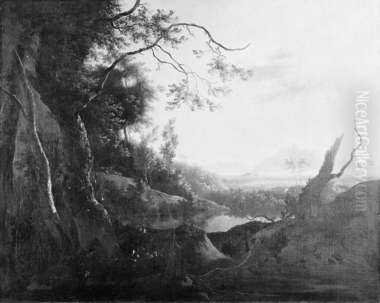 Landscape Oil Painting by Isaac de Moucheron